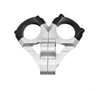Potence de vélo pour fourche à double couronne, design creux | Alliage d'aluminium léger, entièrement usiné CNC, stabilité améliorée pour la descente en VTT