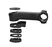 Potence de vélo professionnelle fabriquée en alliage d'aluminium avec chemin de câble caché et inclinaison de moins 7 degrés pour barres de 31,8 mm, noir, option 100 mm (31,8 x 130 mm)