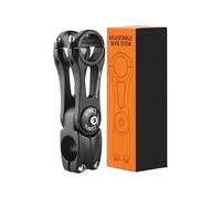 Potence de vélo - Rallonge de guidon de montagne de 3,2 x 9 cm pour un contrôle sûr, 31,8 mm avec d'aluminium léger, accessoire de cyclisme pour randonnée, escalade, course, entraînement de