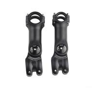 Potence de vélo réglable, alliage d'aluminium, angle de +/-60 degrés, pour fourche de 28,6 mm et guidon de 25,4/31,8 mm, composant de vélo VTT (25,4-120 mm)