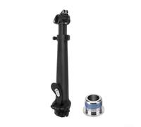 Potence de vélo réglable pliable à gauche pour fourche avant de 28,6 mm, mécanisme de libération rapide, extension de 303 à 460 mm, alliage d'aluminium 6061 (avec vis M26)