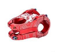 Potence de vélo robuste en alliage d'aluminium, ajustement de guidon de 31 à 8 mm, longueur de 45 mm, design léger pour une performance optimale dans différents styles de cyclisme (rouge)