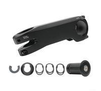Potence de vélo ultralégère pour vélo de route, VTT, construction en alliage 6061 avec élévation de ± 10 degrés, fixation à vis double face, options de 80 à 100 mm, noir (100 mm)