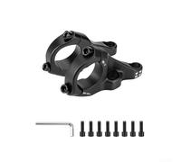 Potence Direct Mount pour vtt 35mm Alliage Aluminium Potence | Compatibilité 31.8mm, fourche double pour couronne, montage direct, transmission pour puissance +30%, (Black 28.6*31.8mm)