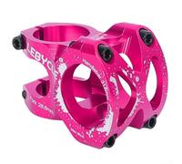 Potence élévateur de vélo de montagne usiné CNC 31 8 mm, design robuste avec mécanisme de verrouillage lisse (rose)