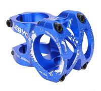 Potence élévateur de vélo de montagne usiné CNC 31 8 mm, design robuste avec mécanisme de verrouillage lisse (bleu)