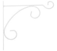 Potence fil Classique volute - 32x30 cm - blanc Blanc G