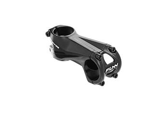 Potence Funn Stryge avec inclinaison de -5 degrés - Longueur de potence de 75 mm avec collier de guidon de 31,8 mm, potence de vélo pour VTT, vélo BMX, vélo de route et vélo gravel (Noir)