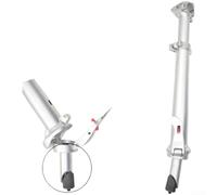Potence Guidon Pliable Vélo Alliage Léger pour robuste Potence | Alliage pour aluminium léger, conception pour robuste, idéal pour vélo électrique, pliable 180 degrés, stockage facile(B)