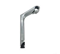 Potence Guidon Vélo 30° 100mm 22.2mm pour sable Potence Guidon | Alliage aluminium intégré, finition pour sable 360g, rigide, résistant , quotidien(silver)