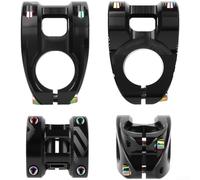 Potence Guidon Vélo Alliage 6061 pour forgé 35mm pour robuste | Usinage CNC pour précis, alliage 6061 pour t6, design creux 190g, compatibilité 31.8mm, couleur noire mate(Black)