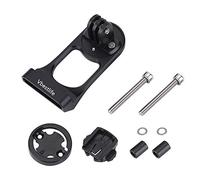 Potence ordinateur support vélo Support vélo Potence extension de support de fixation pour GoPro Caméra de sport et d'ordinateur noir