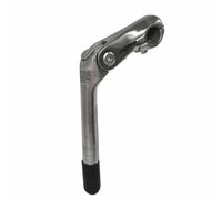 Ergotec Kobra Vario 25.4/22.2 Mm 180 Mm Adjustable Stem Gris 90 mm / -10º/+50º Silver