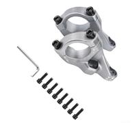Potence pour vtt 28.6mm Fixation Double Point Potence pour vtt | Alliage aluminium pour forgé 6061, structure dense, résistance impacts supérieure, léger et durable(silver)