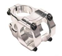 Potence pour vtt Downhill 35mm Aluminium Potence pour vtt Downhill | Design ultraléger 123g, réduit fatigue bras, idéal longue distance, couleur rouge(Silver)