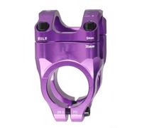 Potence pour vtt Downhill 35mm Aluminium Potence pour vtt Downhill | Design ultraléger 123g, réduit fatigue bras, idéal longue distance, couleur rouge(purple)