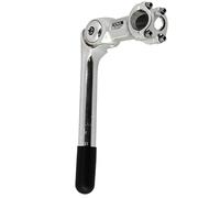 Potence reglable Plongeur d22.2 l100 uno alu Argent ouvrable 0 a 60° (Cintre 25.4)