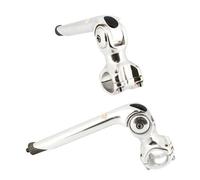 Potence reglable plongeur d22.2 l85uno alu argent ouvrable 0 a 60? (c intre 31.8