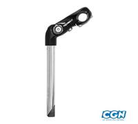 Autre pièce détachée vélo Ergotec tige de guidon Kobra Vario 22.2/25.4-230/90 mm acier inoxydable/alu noir