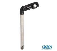 Ergotec Potence Réglable Kobra Vario 25.4/22.2 Mm 300 Mm 90 mm Silver / Black