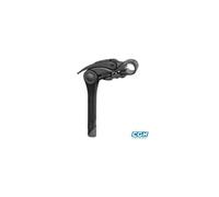 Potence réglable plongeur d22.2 PROMAX en aluminium noir ouvrable 0 à 70° (cintre 25.4) - Vélo sur route mixte