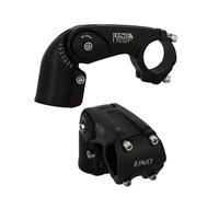 Potence Reglable Ahead Set 1''1/8 L90 Uno Alu 6061 Noir Ht 62mm 0/+60° (Cintre 31.8) Multicolore