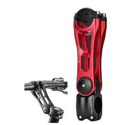 Potence réglable VTT ± 85 degrés Potence universelle de vélo 31,8 mm et 25,4 mm 90/110/145 mm Extension de guidon VTT pour vélo de route, VTT, BMX vélo de ville (rouge 28,6 x 31,8 x 145 mm)