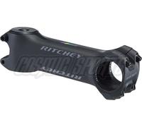 Potence Ritchey WCS Toyon 100 mm, 6°, 31,8 mm, plate, capuchon Ahead inclus - Potence rigide et réactive pour vélo de course pour une maniabilité précise