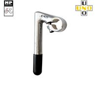 Potence route-fixie UNO a plongeur 22,2 argent l100mm (sur carte)