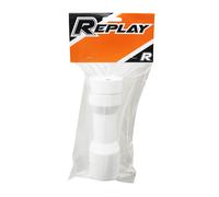 POTENCE SCOOT REPLAY POUR MBK 50 BOOSTER-YAMAHA 50 BWS ALU BLANC