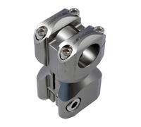 potence Scooter Doppler Compatible avec nrg/Typhoon/Zip/Stalker Titane (d.22mm)