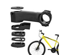 Potence - Support de guidon de vélo en d'aluminium, réglable à 7 degrés avec guide de câble intérieur, accessoire de vélo pour vélo de route, VTT et aventures de longue distance