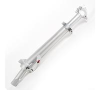 Potence Télescopique Vélo 110mm Réglable Potence Télescopique | Pliage pour vers la pour gauche, stockage compact, mécanisme verrouillage sécurisé, transport pratique, sécurité (silver 1)