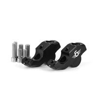 Potence Verticale Réglable Réhausseur De Guidon Moto pour BMW K 1600 B K 1600. Support De Montage D'extension Réglable en Hauteur.(Noir 1)