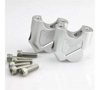 Potence Verticale Réglable Rehausseur De Guidon pour PCX 125 160 150 PCX125 PCX160 PCX150. Pince De Fixation pour Guidon, Extension De Potence Décalée.(Argent,B)
