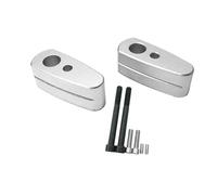 Potence Verticale Réglable Réhausseur De Guidon pour R Nine T Scrambler Racer Pure Urban G/S RNINET /5 K1600B K 1600 AG. Support De Fixation pour Guidon.(Argent)