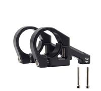 Potence VTT À Montage Direct, Lot De 2, 31,8 Mm, Alliage D'aluminium CNC, 35 Mm, For DH/AM/FR. Accessoires Vélo(Black 35mm)