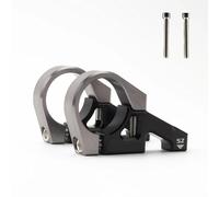 Potence VTT À Montage Direct, Lot De 2, 31,8 Mm, Alliage D'aluminium CNC, 35 Mm, For DH/AM/FR. Accessoires Vélo(Titanium Black 35)