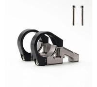 Potence VTT À Montage Direct, Lot De 2, 31,8 Mm, Alliage D'aluminium CNC, 35 Mm, For DH/AM/FR. Accessoires Vélo(Black Titanium 31.8)