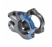 POTENCE VTT SWITCH ROCKER ALU CNC GRIS-BLEU CINTRE 35mm DH L 35mm