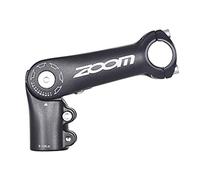 Potence vtt -urbain-trekking zoom reglable rehausse alu noir mat 25.4 l 90mm ahead-set 1"1-8