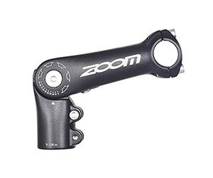 Potence vtt -urbain-trekking zoom reglable rehausse alu noir mat 25.4 l 90mm ahead-set 1"1-8