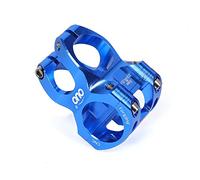 Potences de guidon de vélo 35 mm en alliage d'aluminium CNC ultra léger et creux pour la plupart des vélos, vélos de route, VTT, BMX, Fixie Gear, vélo (bleu)