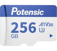 Potensic Carte Mémoire d'origine pour Les Séries de Drones Atom 2, Atom, SE et LT, A1, U3, Vitesse de Lecture jusqu'à 100 Mo/s, 256 Go