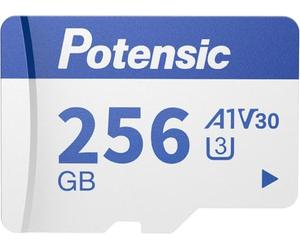 Potensic Carte Mémoire d'origine pour Les Séries de Drones Atom 2, Atom, SE et LT, A1, U3, Vitesse de Lecture jusqu'à 100 Mo/s, 256 Go
