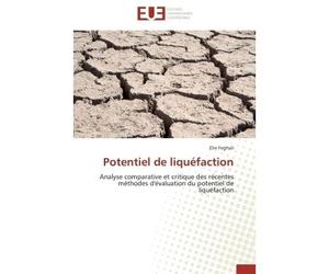 Potentiel de liquéfaction Analyse comparative et critique des récentes méthodes d'évaluation du potentiel de liquéfaction - Elie Feghali - Universitaires Europeennes - broché - Livre