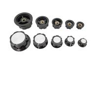 Potentiometer Knob Cap MF-A01 MF-A02 MF-A03 MF-A04 MF-A05 Rotary Switch Knobs Caps Cover 6mm Shaft Hole Trimming Potentiometer NWPNLXEA(MF-A01,10Pcs)