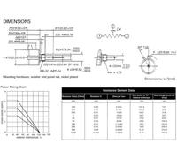 Potentiomètre 10 tours 100e