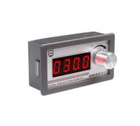 Potentiomètre à affichage numérique - Résistance réglable 6-30 V CC - Pour convertisseur de fréquence - Contrôleur pour contrôle PWM - Électronique industrielle (résistance 1 K)