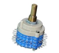 Potentiomètre à deux voies avec manche rond Commutateur à bande rotative, équipement audio 2 pôles